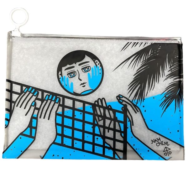 沙灘透明筆袋